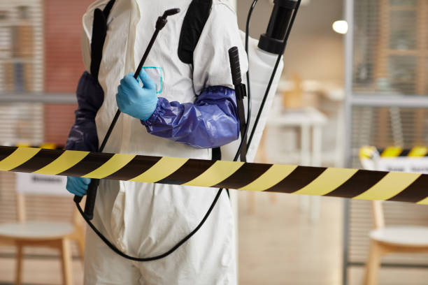 Professional Blood Cleanup technician working in Glencoe, MN